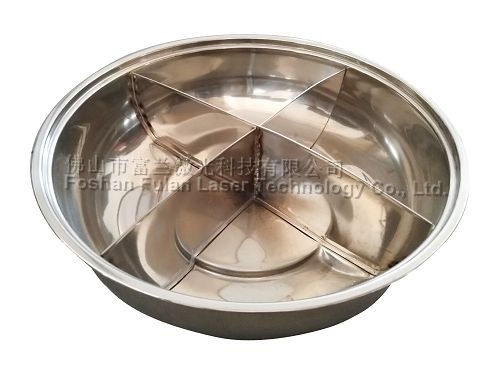 Stainless steel mandarin duck pot separator laser welding