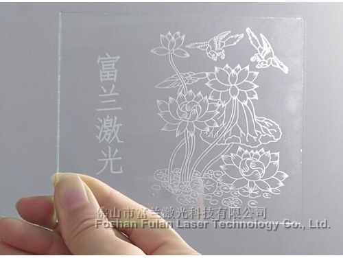 Glass laser marking